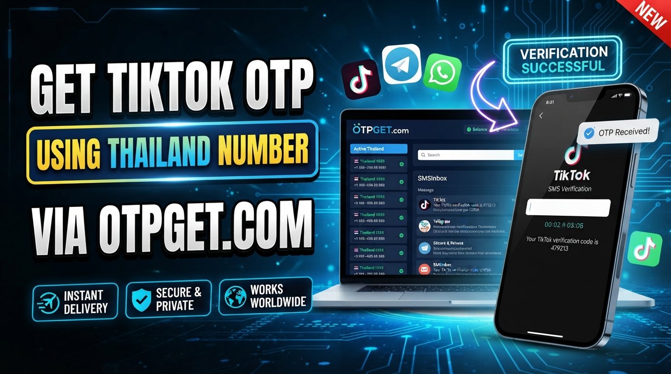 How to Get TikTok OTP Code Using Thailand Number — OTPGET Guide