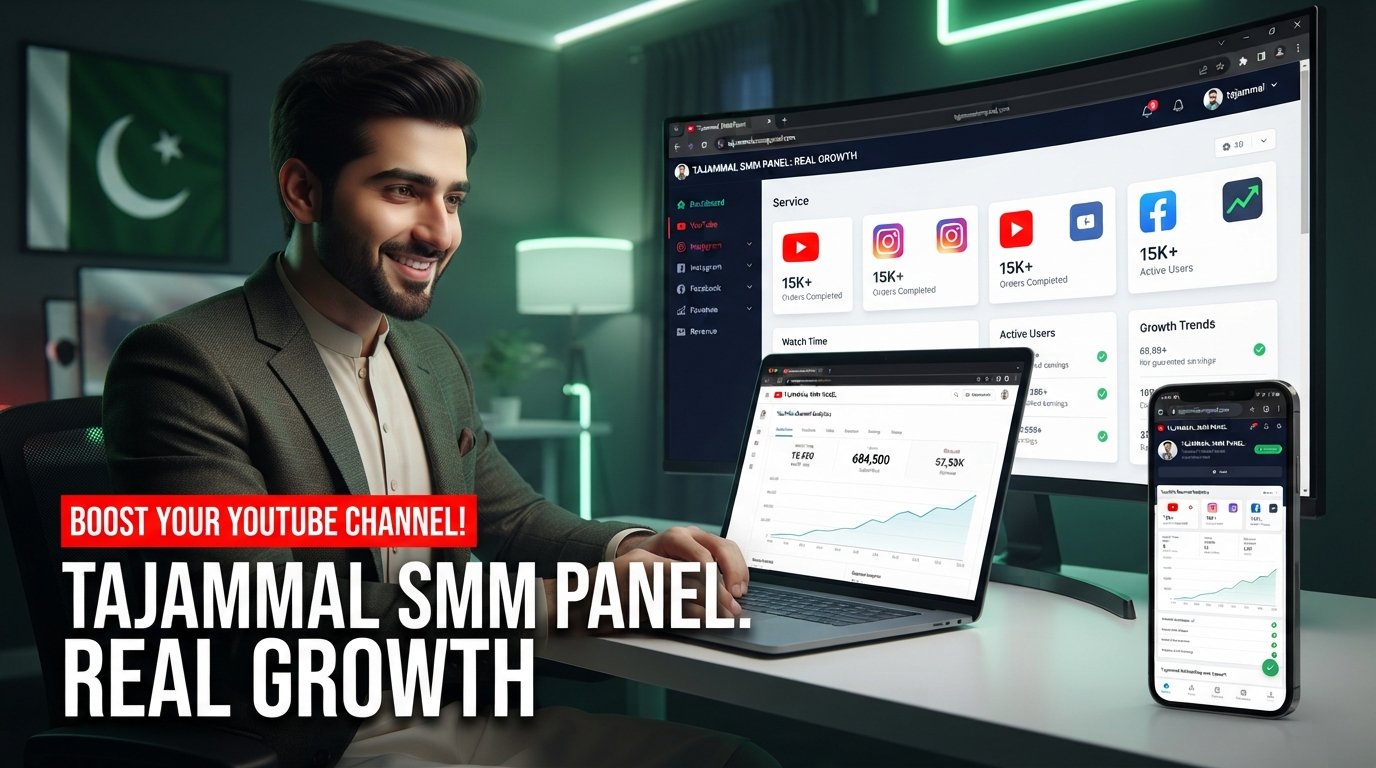 Buy YouTube Subscribers in Pakistan | TAJAMMAL SMM PANEL Online