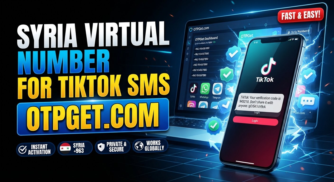 Syria Virtual Number for TikTok SMS: Your OTPGet Complete Guide