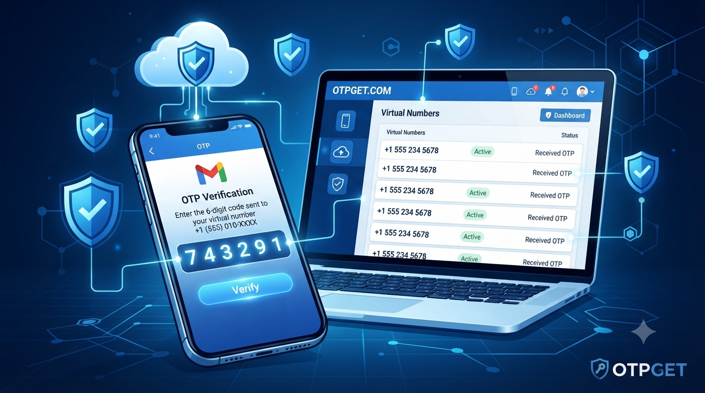 OTP Without SIM: Get Gmail OTP Easily With OTPGET