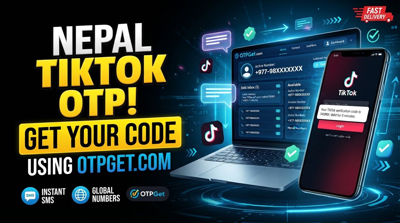 Get TikTok OTP Code Using Nepal Number — OTPGet Simply Explained