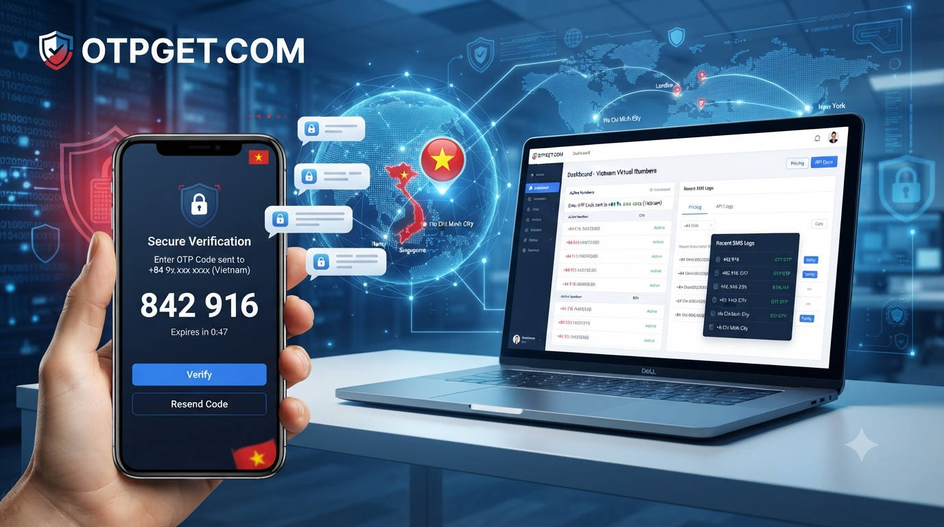 Vietnam Virtual Number for OTP Verification — Secure OTPGet