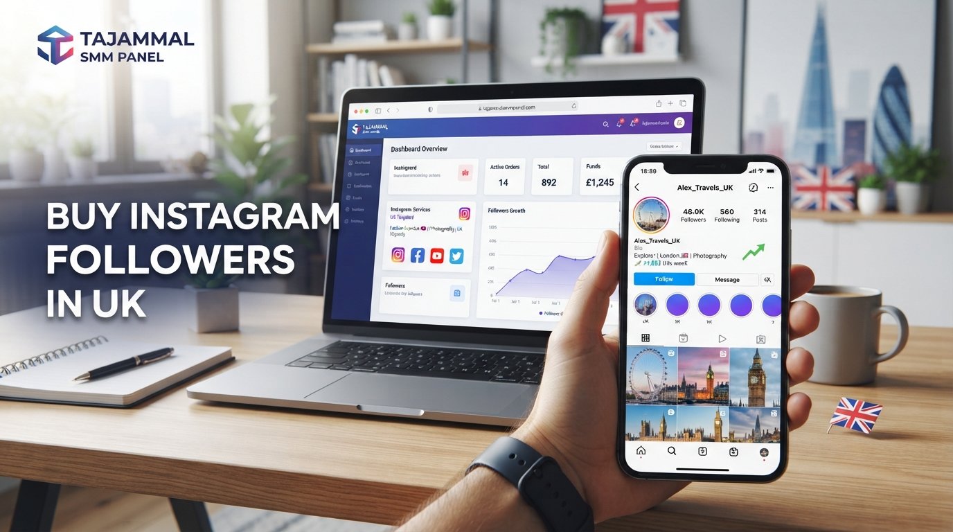 Buy Instagram Followers in UK | TAJAMMAL SMM PANEL Guide Online