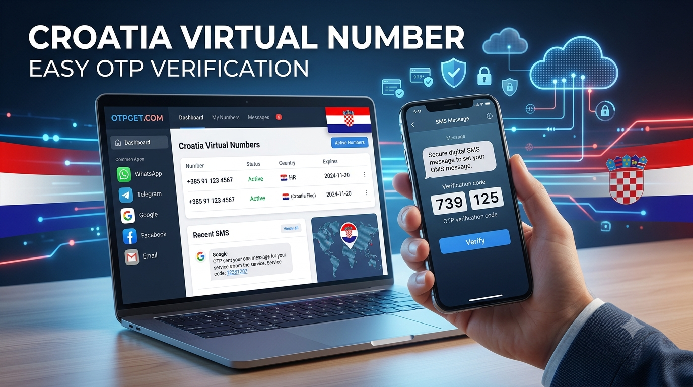 Buy Croatia Virtual Number for OTP Verification | OTPGET Guide