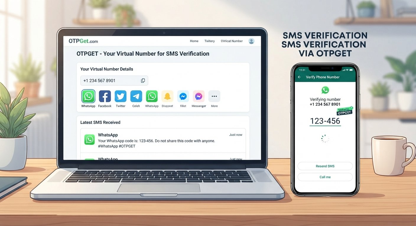Verify WhatsApp with a Virtual Number – OTPGet Practical Guide