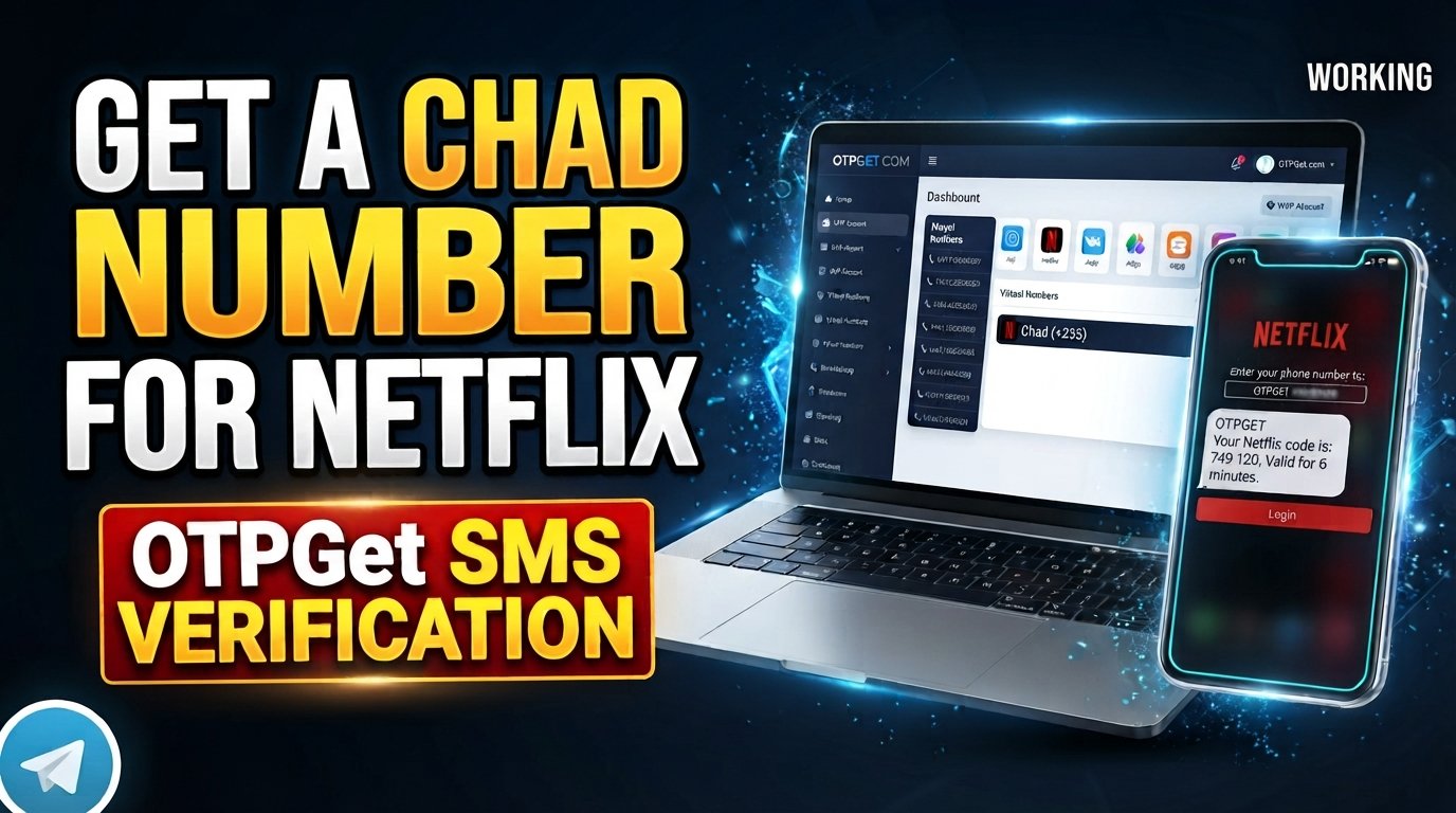 How to Get a Chad Number for Netflix Verification with OTPGet