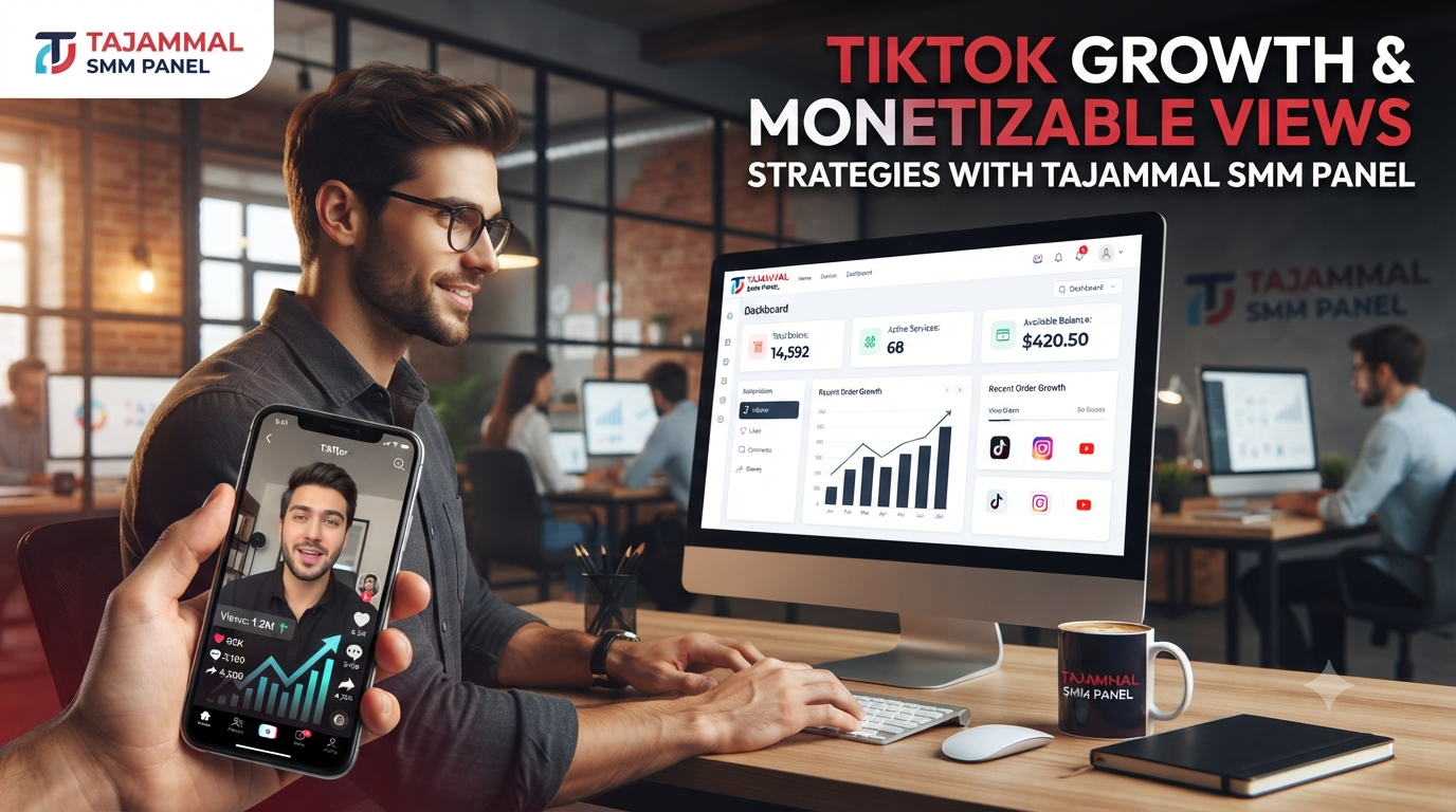 TikTok Views Monetizable: Grow Views with TAJAMMAL SMM PANEL