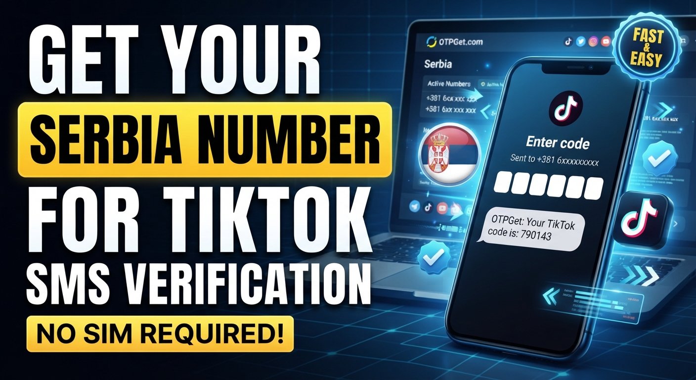 Serbia Number to Receive TikTok Code: OTPGet Complete Guide