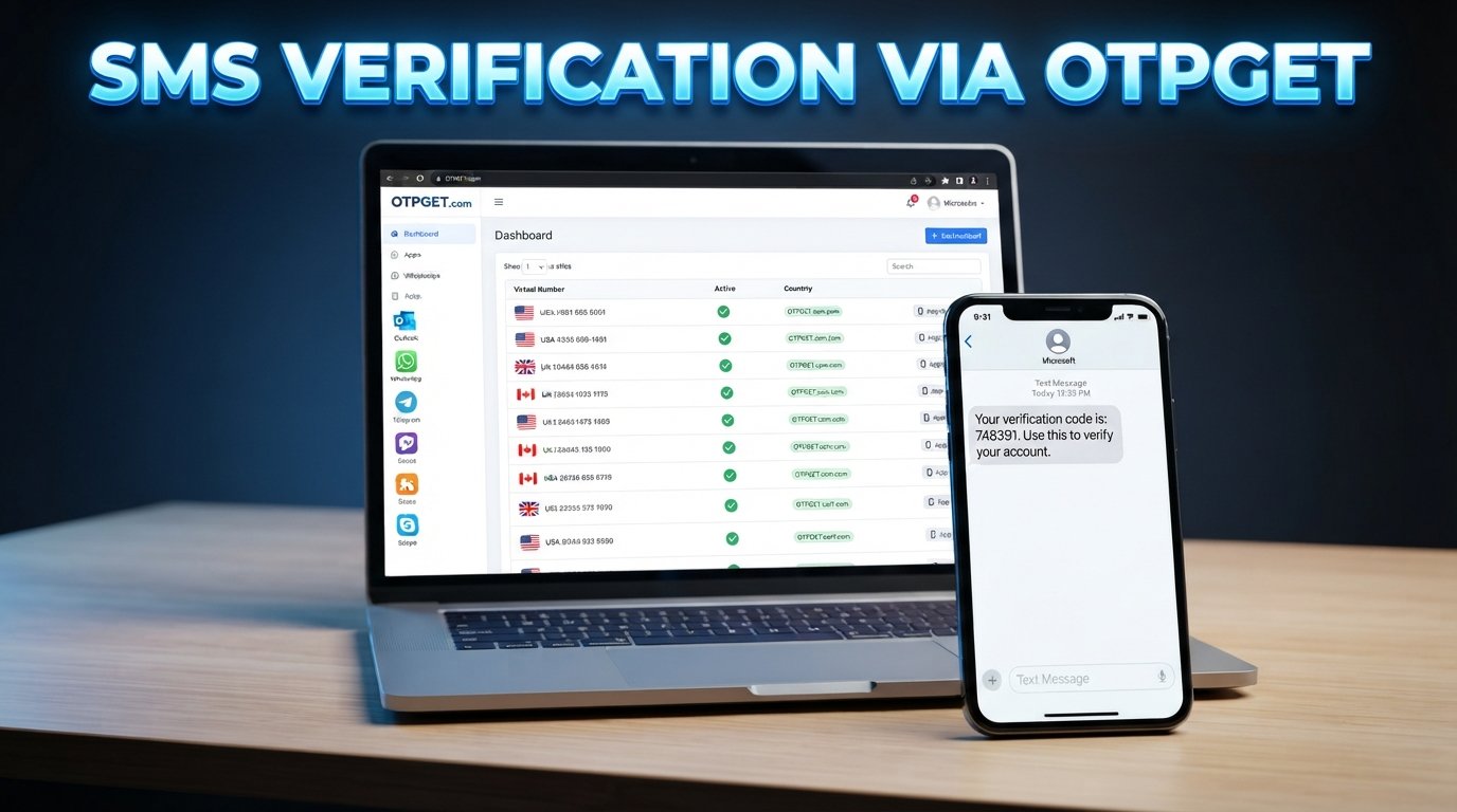 Verify Outlook Account with a Virtual Number: OTPGET Guide