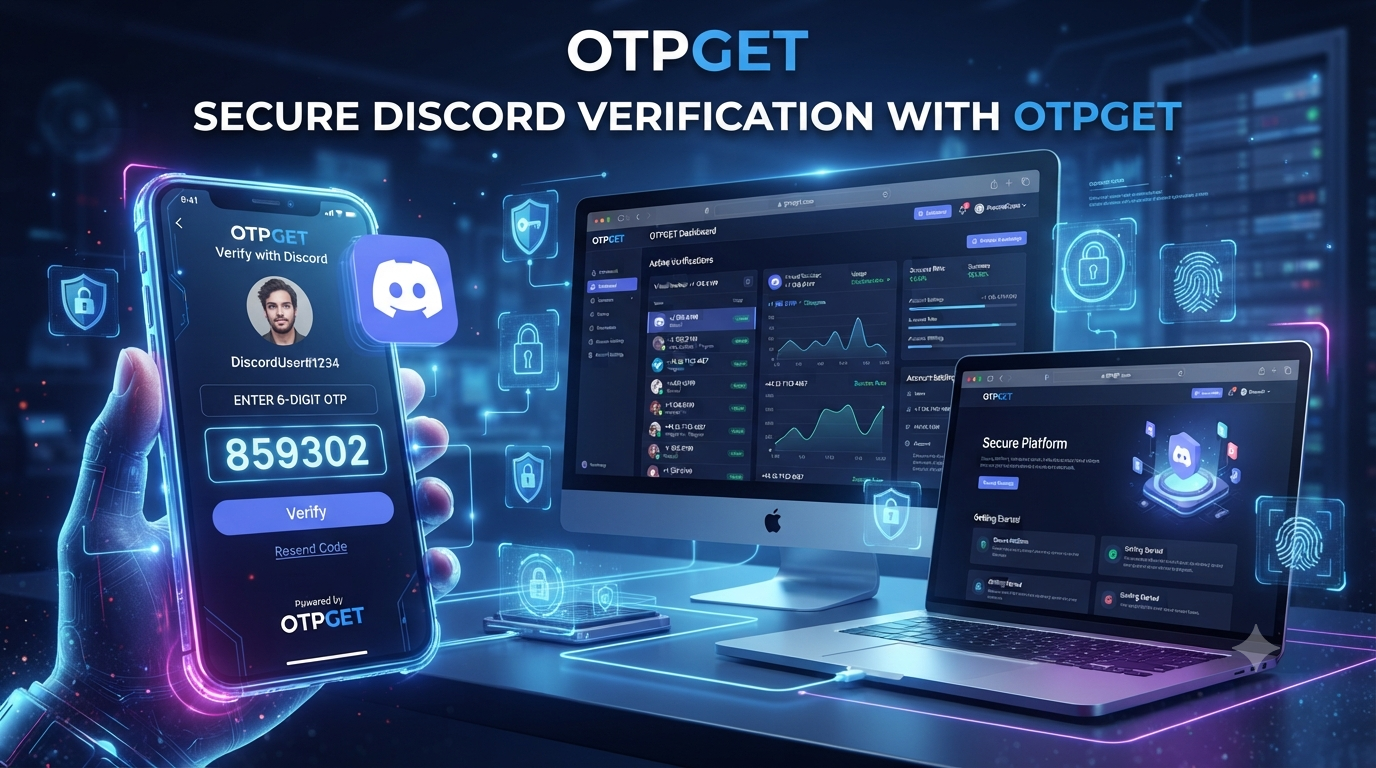 OTP Number Without SIM for Discord — OTPGET Verification Guide