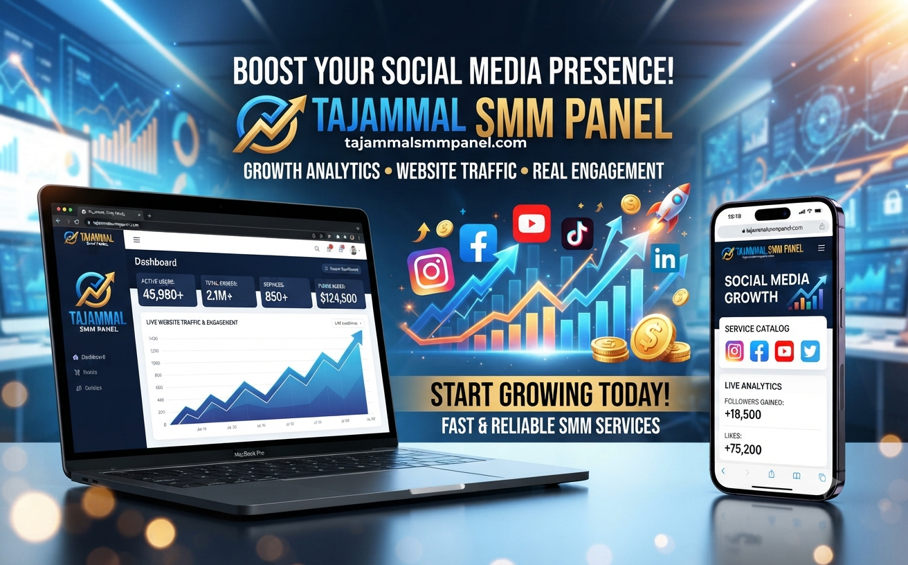 TAJAMMAL SMM PANEL: Increase Website Traffic with Social Media