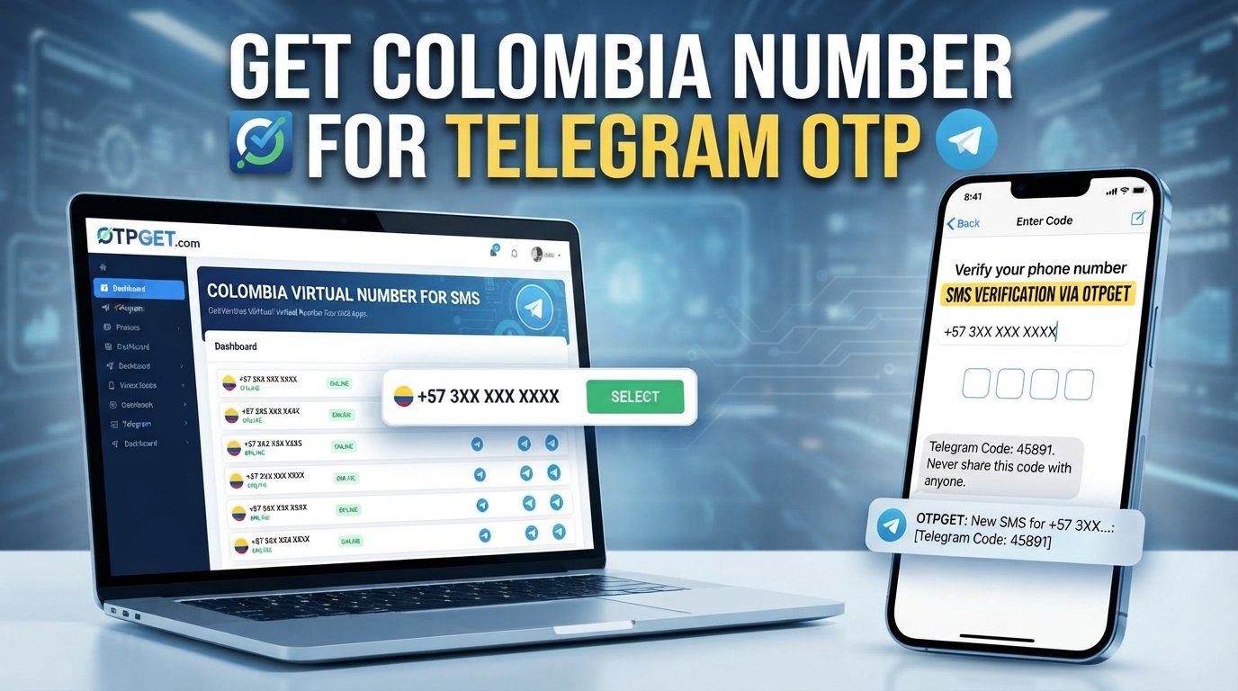 Colombia Number for Telegram OTP: Easy Verification with OTPGET