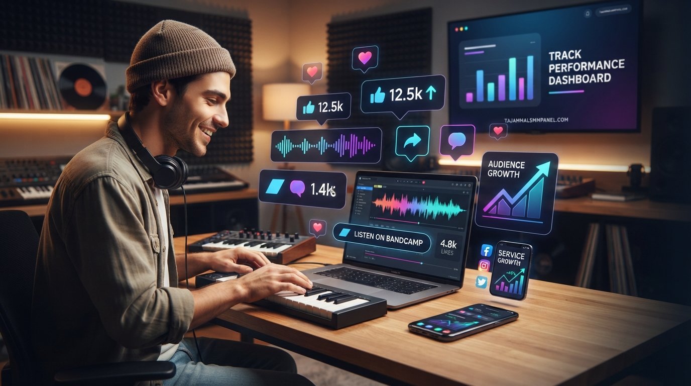 Buy Bandcamp Track Likes | TAJAMMAL SMM PANEL for Music Creators