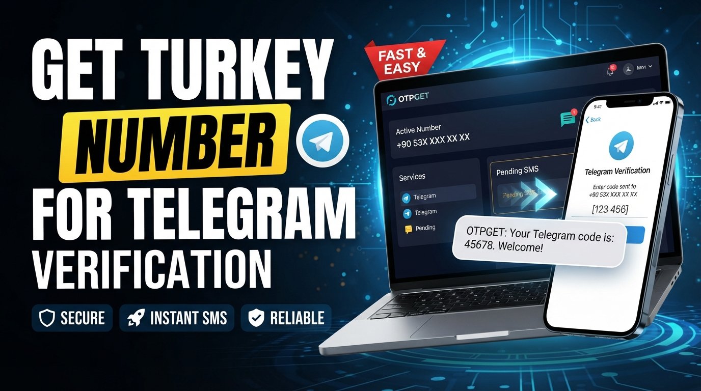 Buy Turkey Number for Telegram Verification | OTPGet
