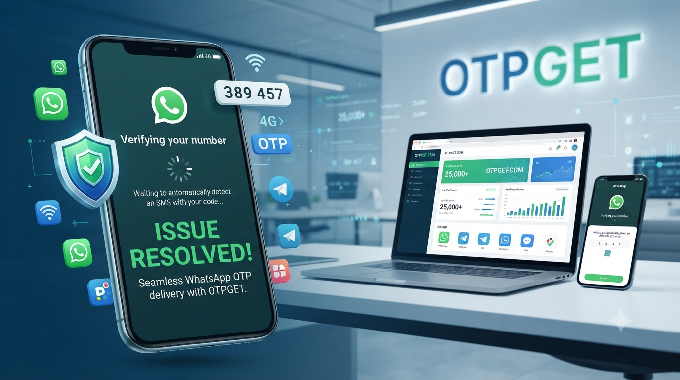 WhatsApp Verification Code Fix — Solve OTP Issues with OTPGET