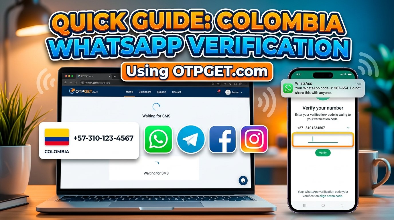 WhatsApp Verification With Colombia Number: Quick OTPGET Guide