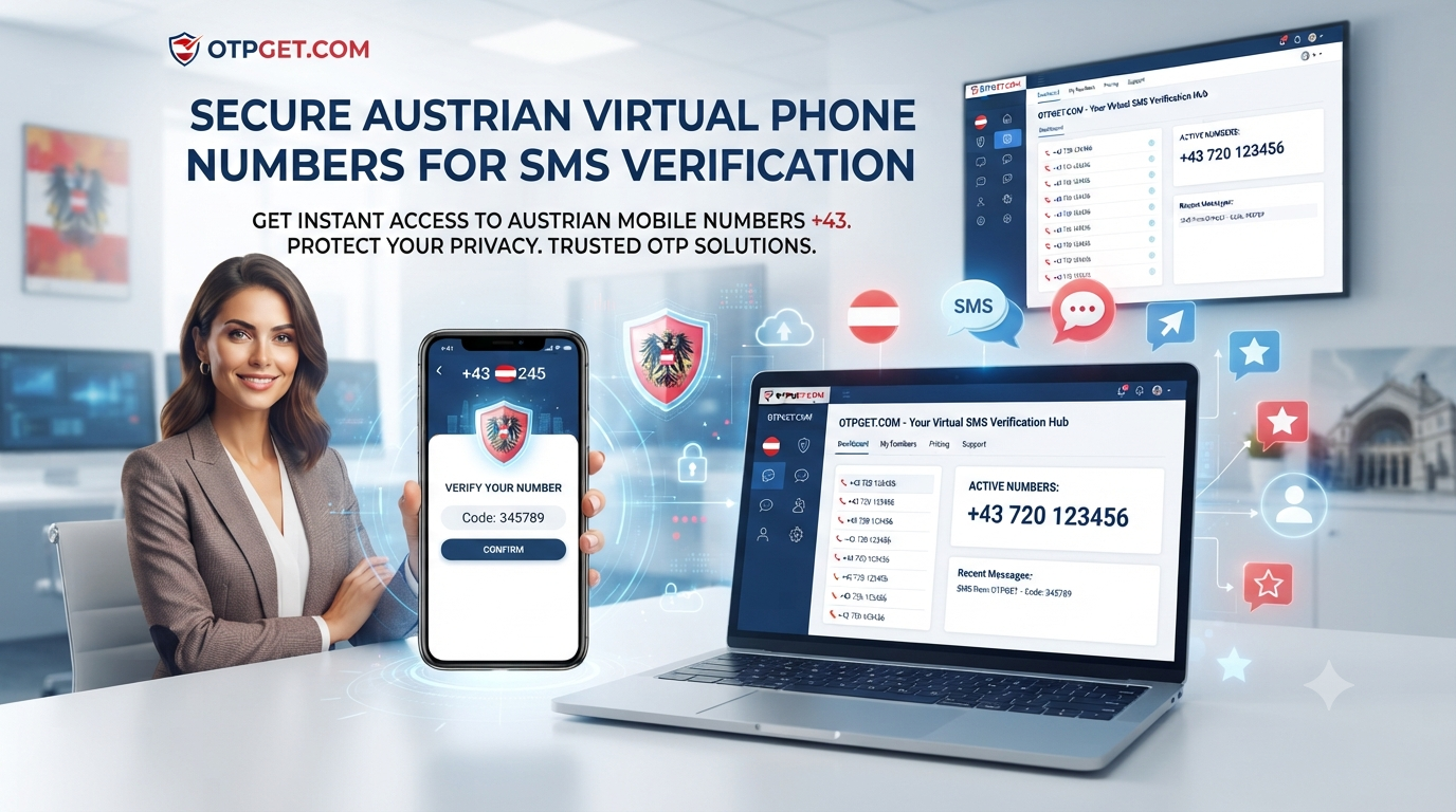 Austria Virtual Number for OTP Verification | OTPGET