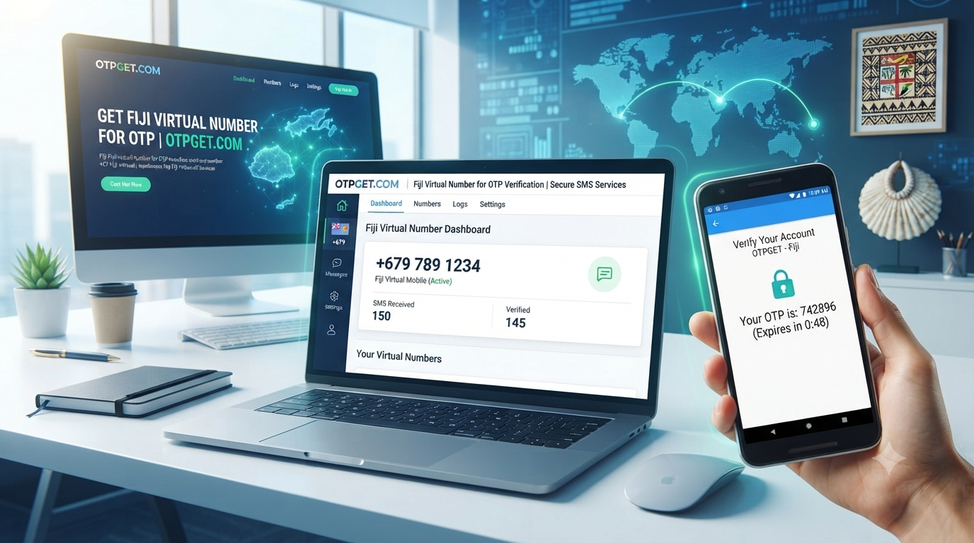 Fiji Virtual Number for OTP Verification | OTPGET Solution Guide