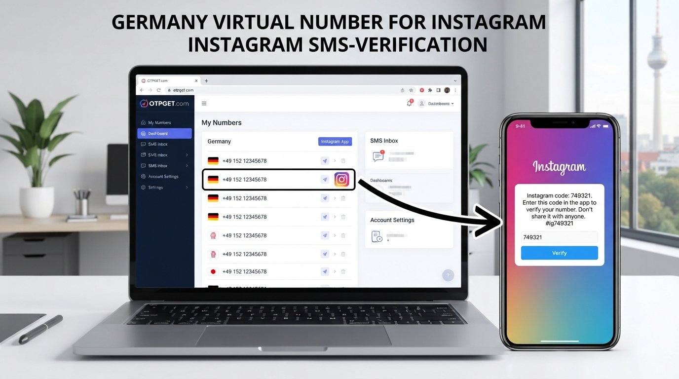 Germany Virtual Number for Instagram Verification with OTPGET