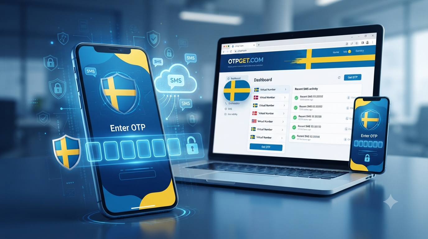 Get OTP Number for Sweden with OTPGet – Fast SMS Verification
