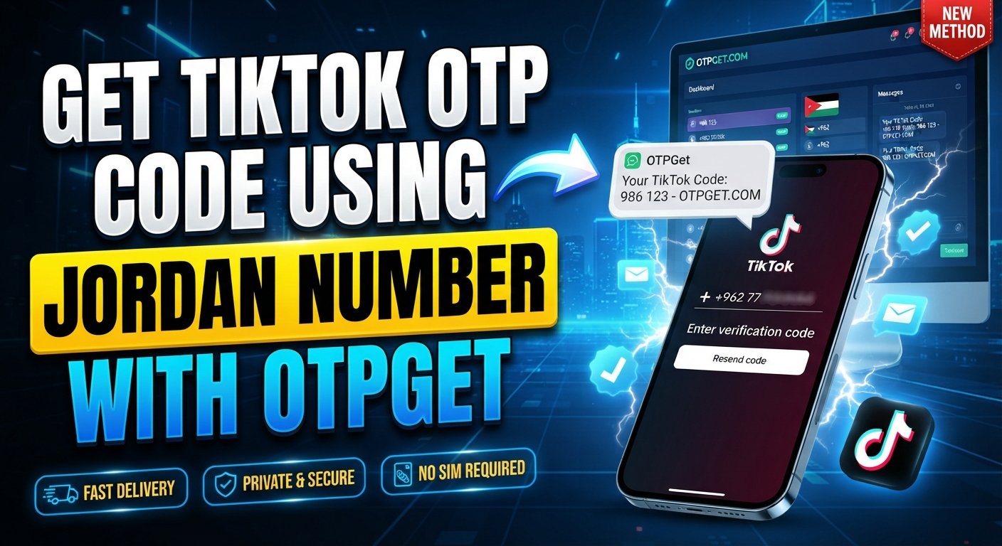 Get TikTok OTP Code Using Jordan Number with OTPGet Guide Online