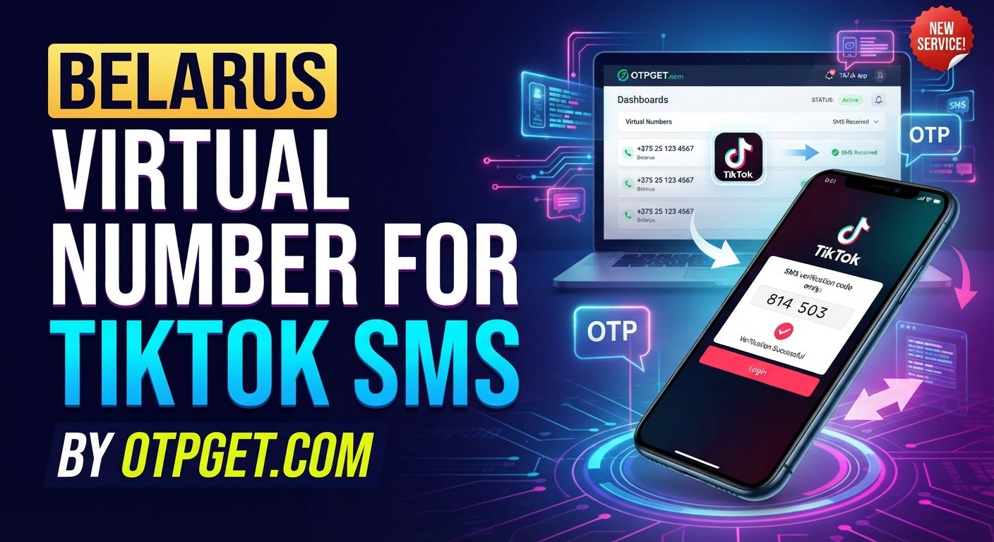 Belarus Virtual Number for TikTok SMS — OTPGet Guide