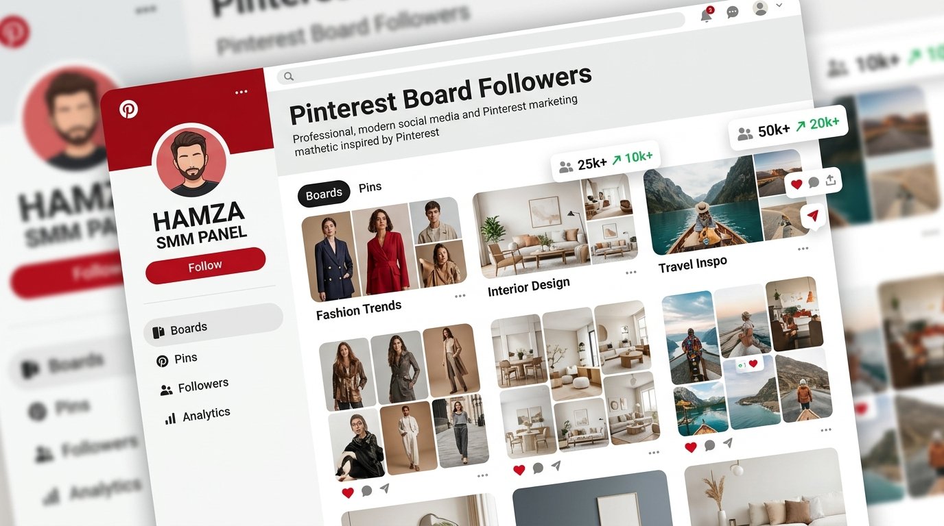 Buy Pinterest Board Followers | HAMZA SMM PANEL