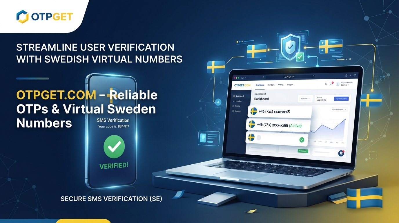 Sweden Number for SMS Verification — OTPGET Guide