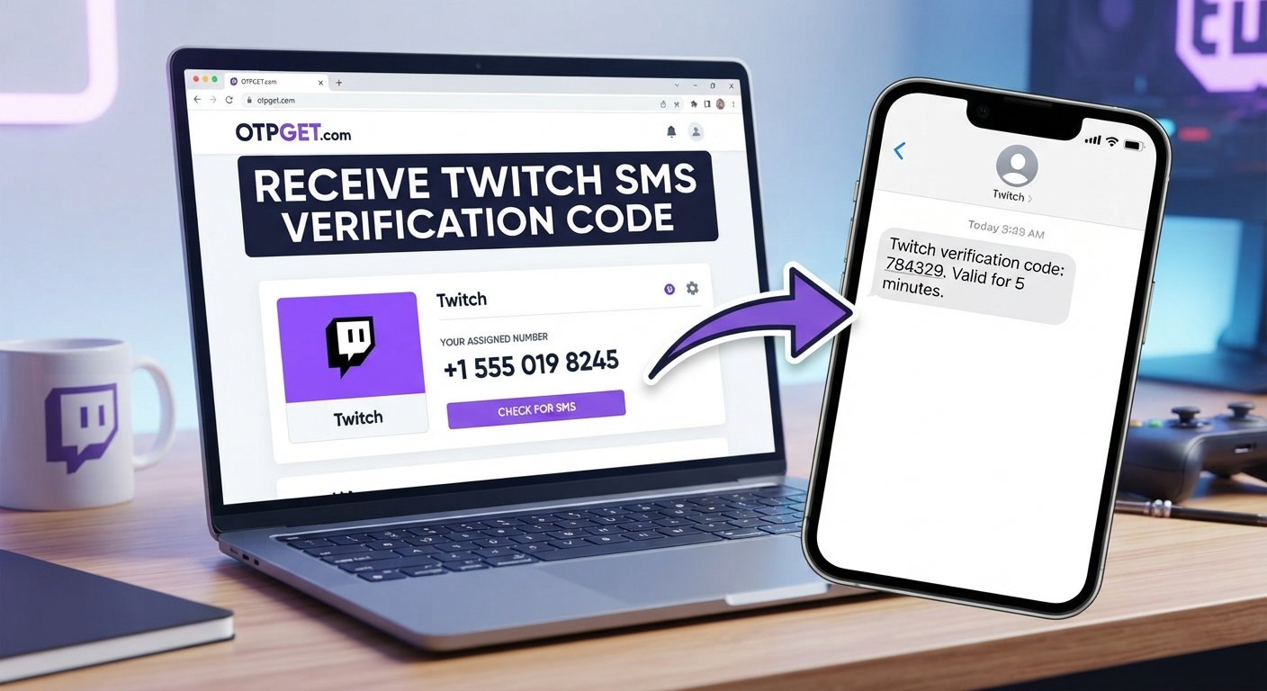 Twitch OTP Number – Receive SMS Code Easily with OTPGET