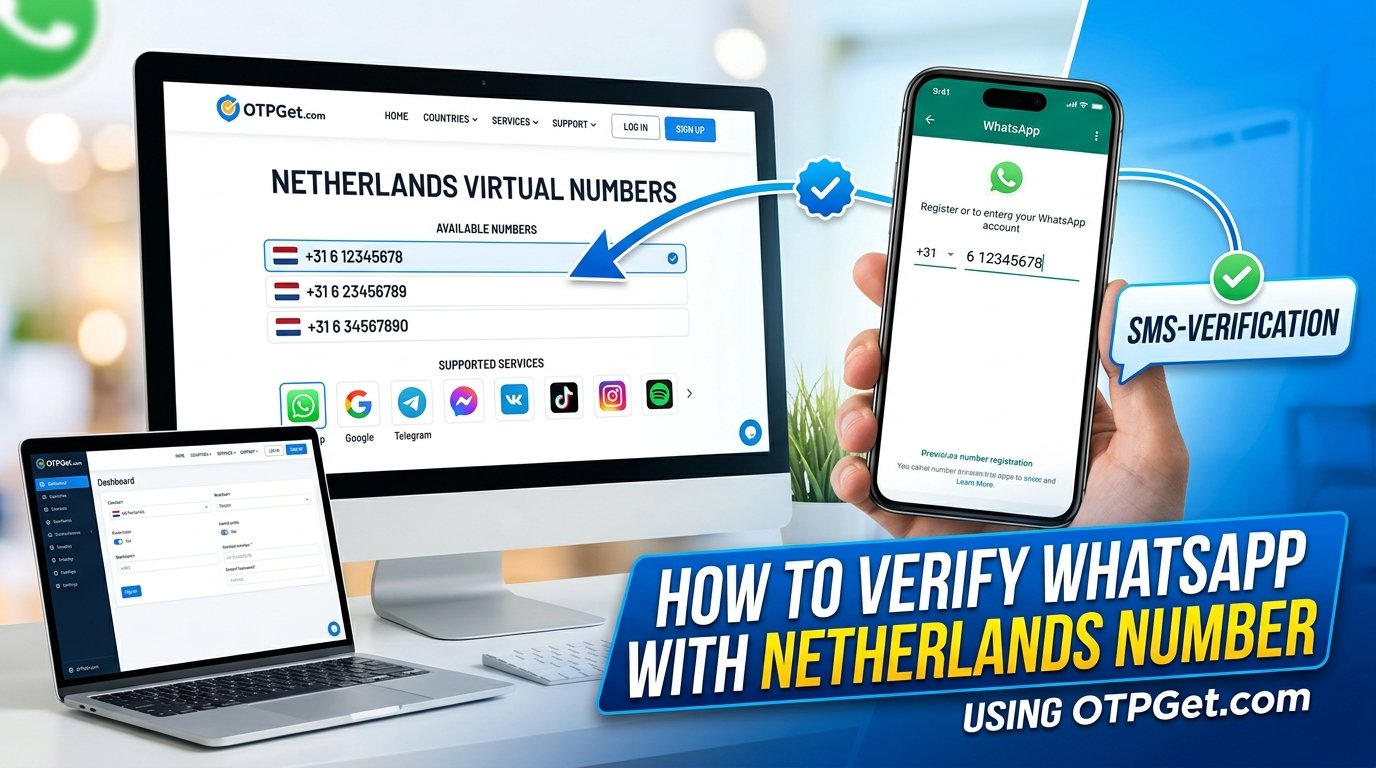 Verify WhatsApp With a Netherlands Number | OTPGet
