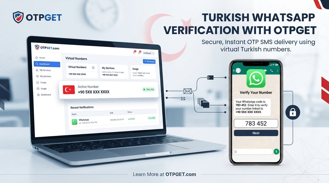 Turkey WhatsApp Verification Number — OTPGet