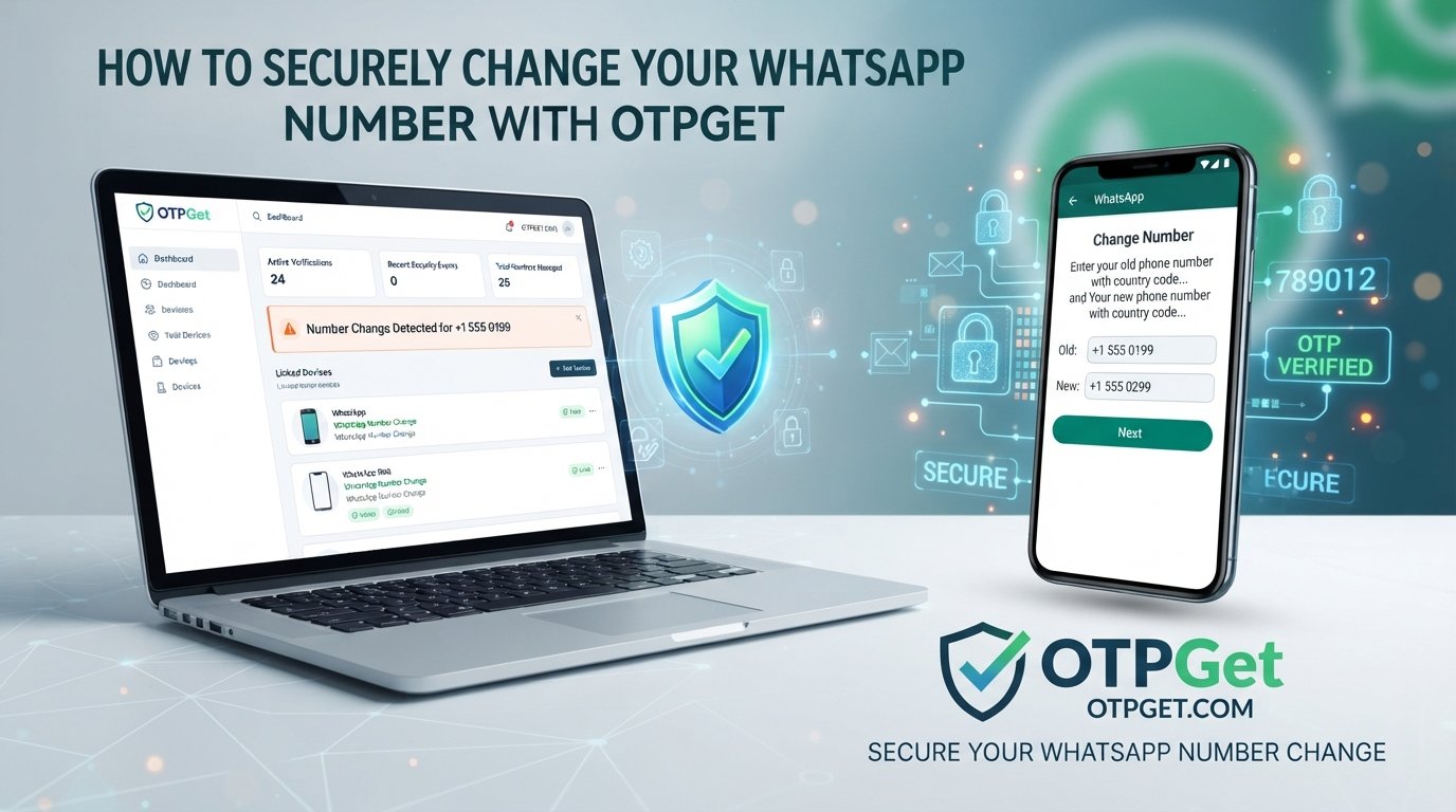WhatsApp Number Change Guide — Easy OTP Verification With OTPGet