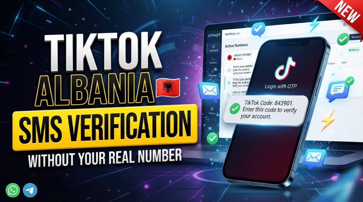 Albania Virtual Number for TikTok SMS | OTPGET Verification