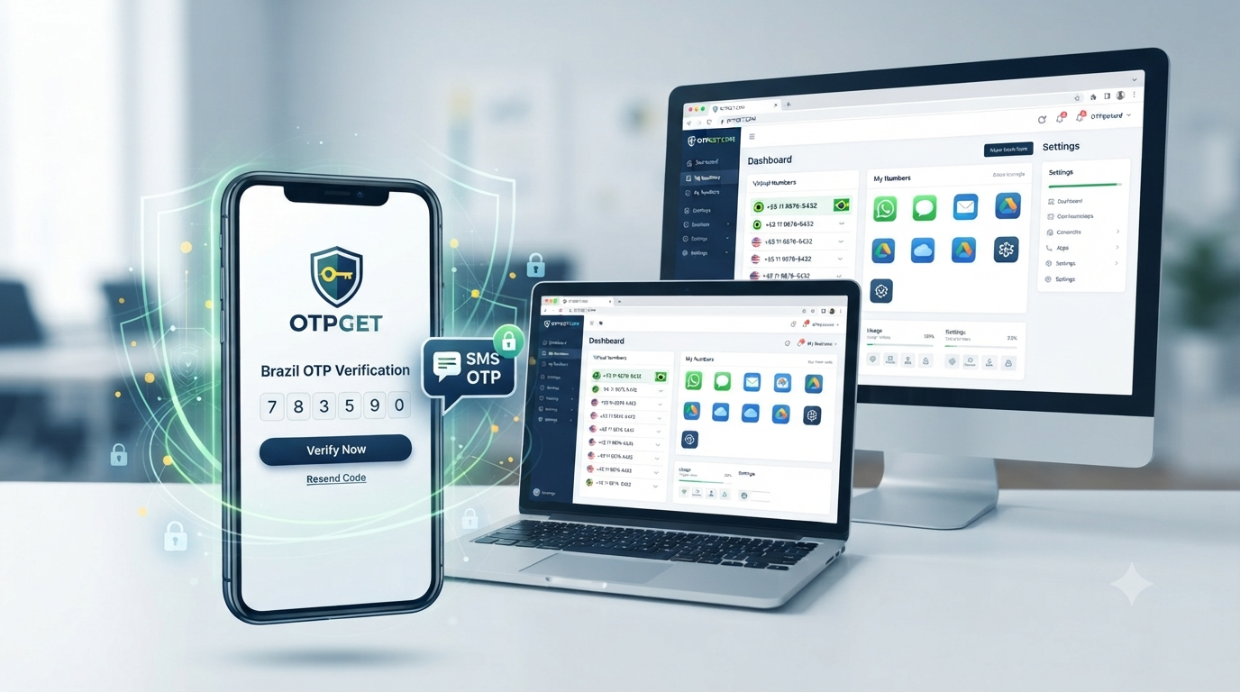 Get OTP Number for Brazil — Secure OTPGET Verification Online