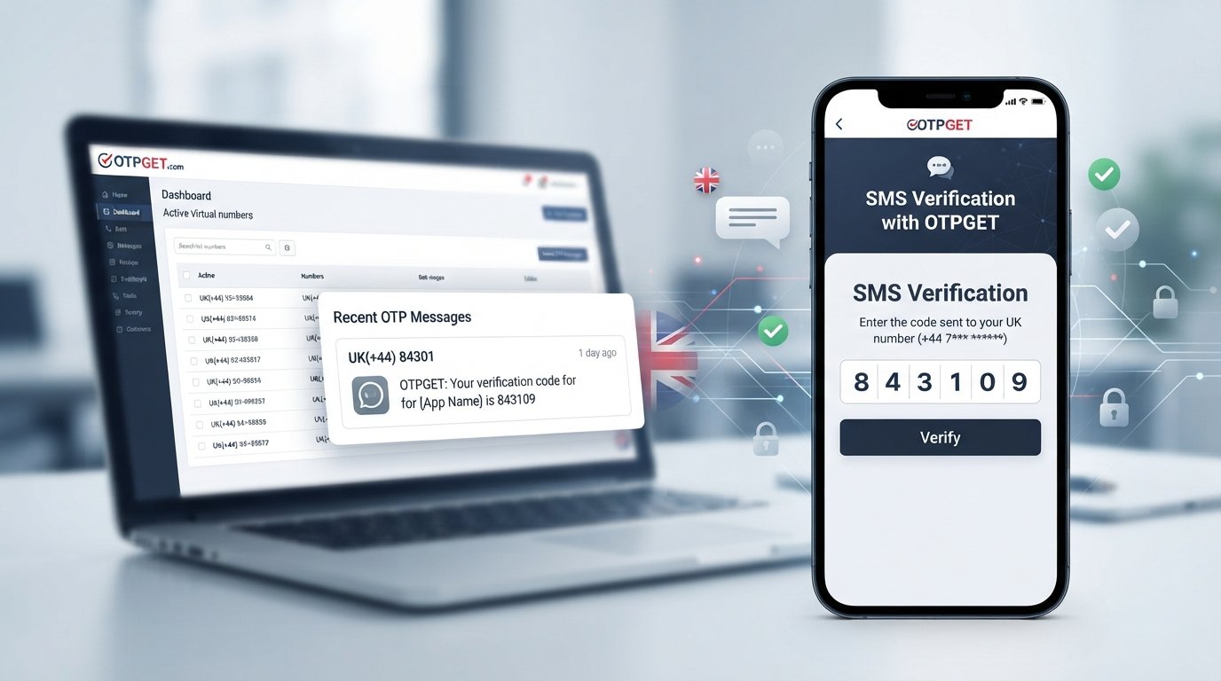 Get TikTok OTP Number for UK — OTPGET Guide