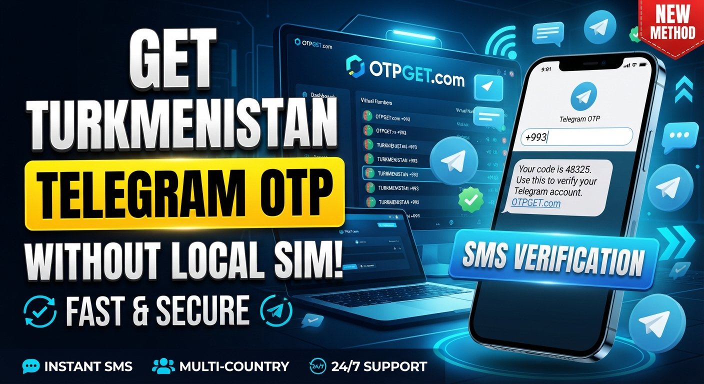How to Get a Turkmenistan Number for Telegram OTP | OTPGet