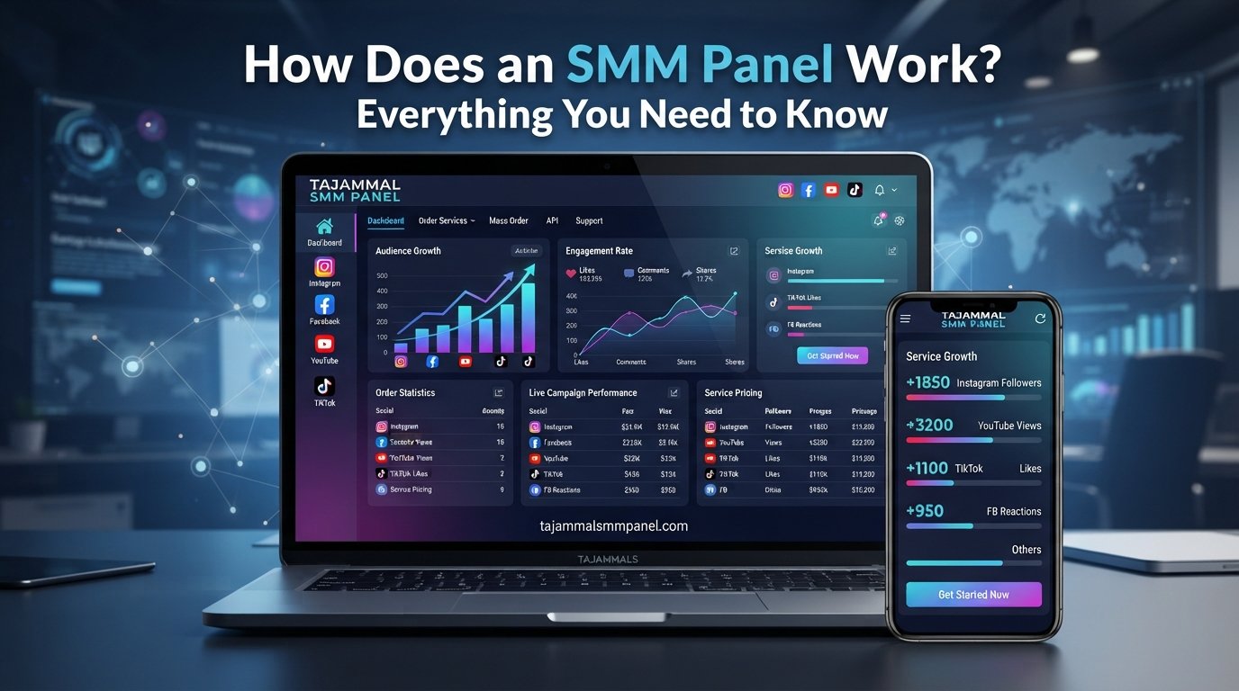 TAJAMMAL SMM PANEL: How Does an SMM Panel Work?