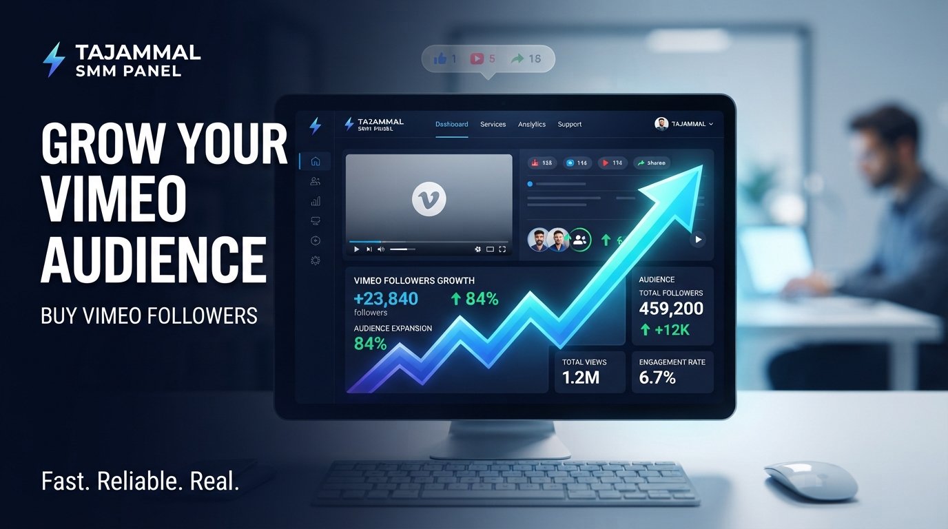 Buy Vimeo Followers | TAJAMMAL SMM PANEL for Growth