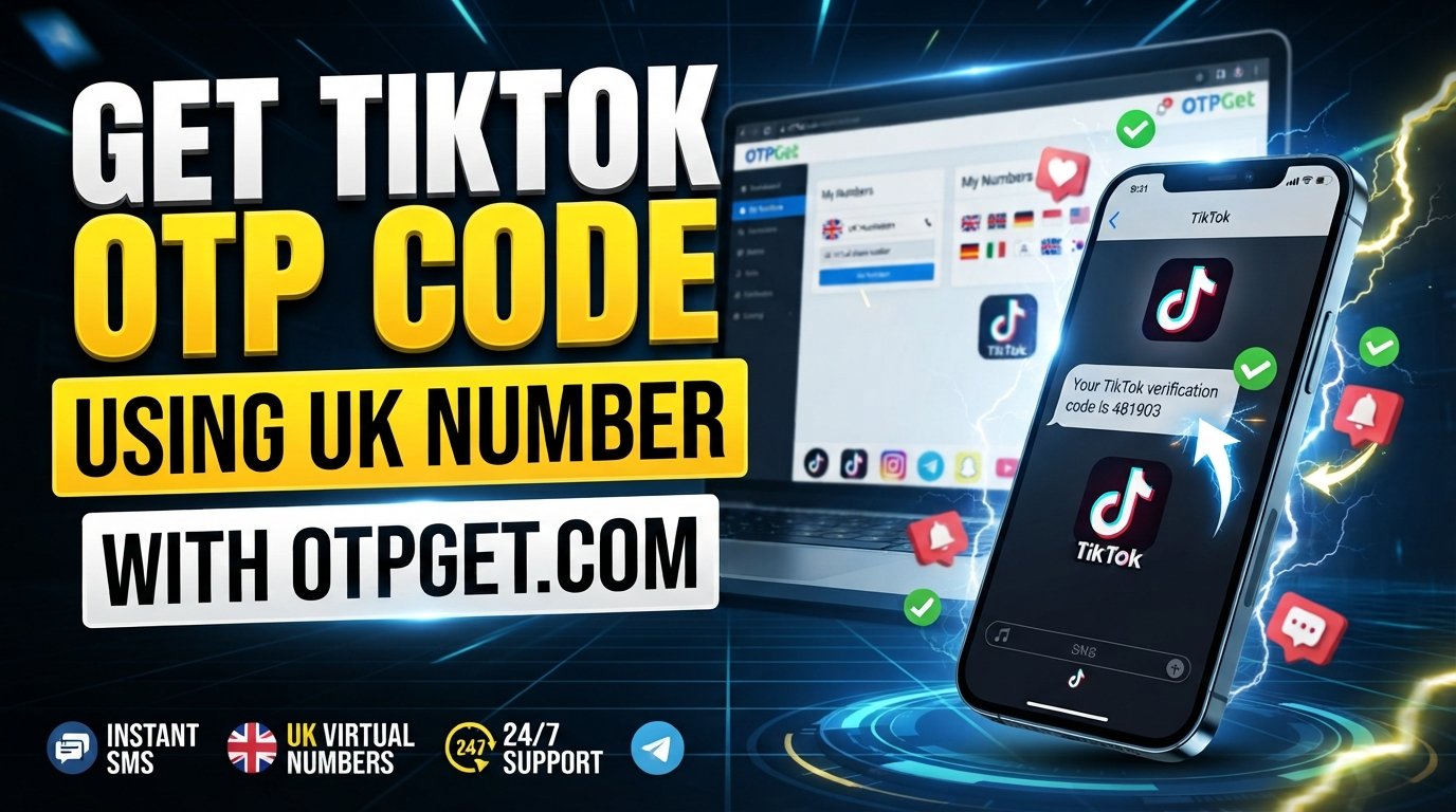 Get TikTok OTP Code Using UK Number with OTPGet: Simple Guide