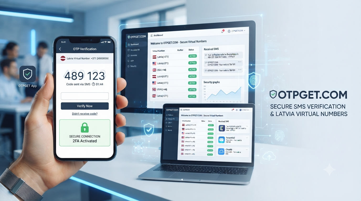 Latvia Virtual Number for OTP Verification – Secure OTPGet Solution