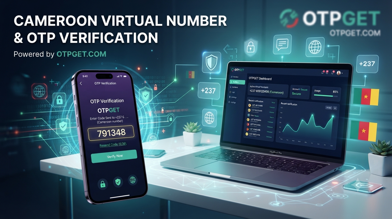 Cameroon Virtual Number for OTP Verification with OTPGET