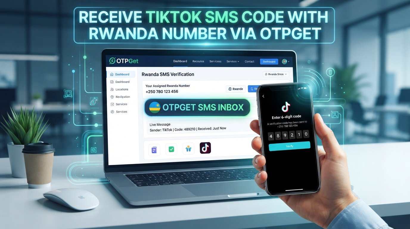 Rwanda Number to Receive TikTok Code — OTPGet Verification Guide