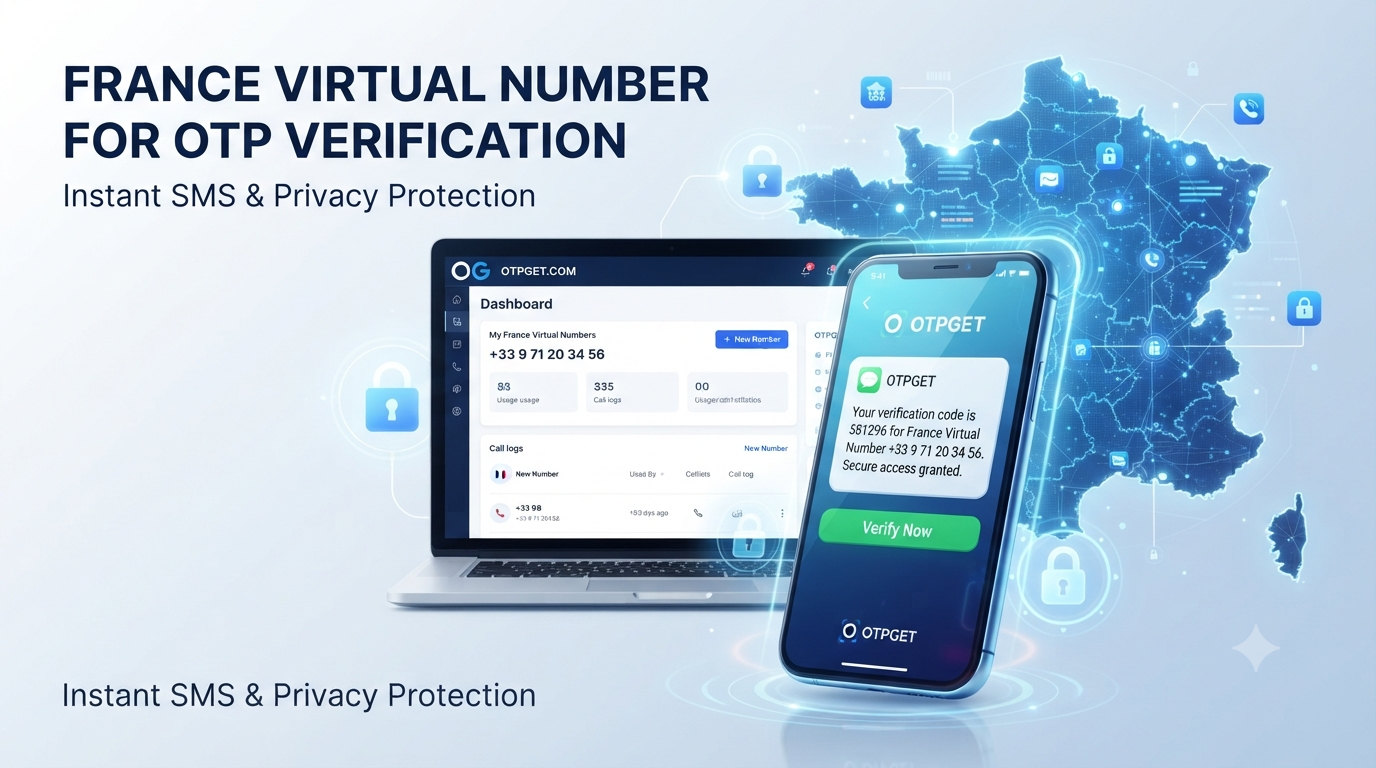 Buy France Virtual Number with OTPGET for Secure OTP Access