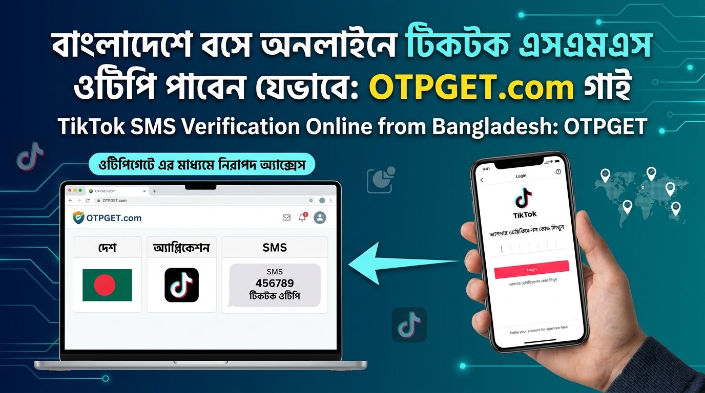 How to Receive TikTok SMS From Bangladesh Online with OTPGET