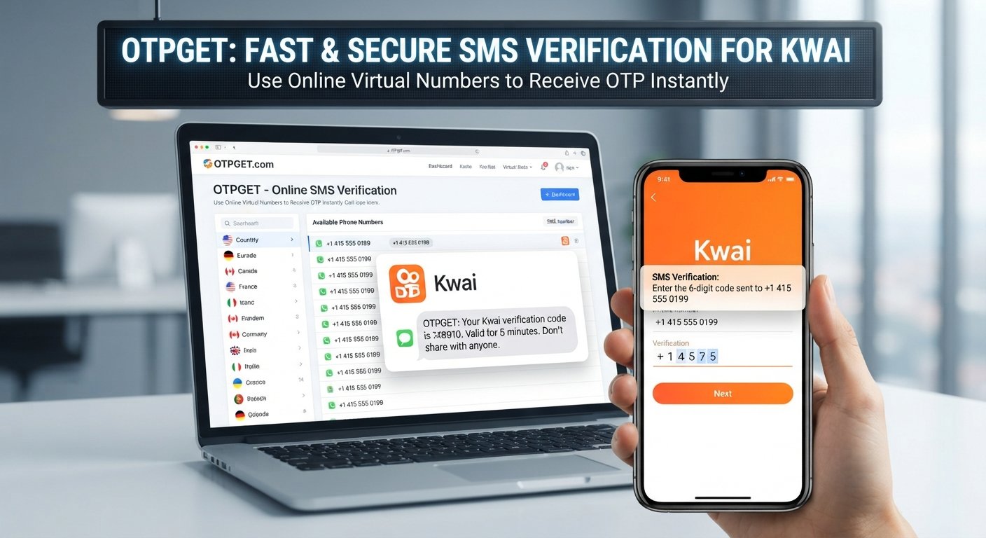 Kwai OTP Number – Online SMS Verification | OTPGET Guide