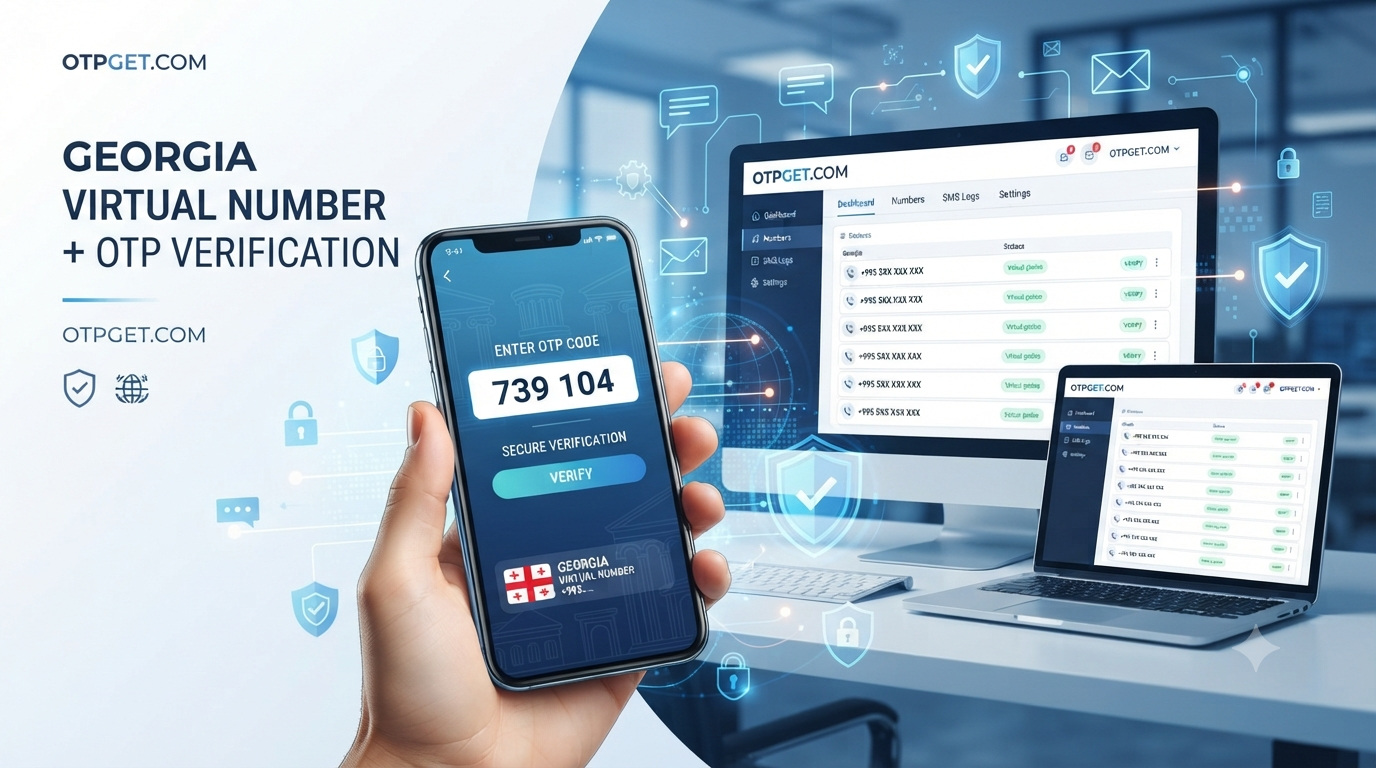 Georgia Virtual Number for OTP Verification — OTPGet Solution