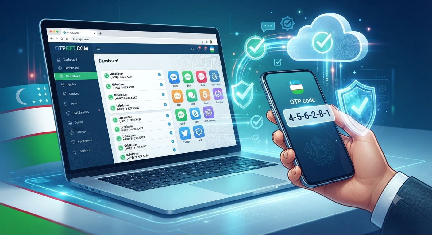 Uzbekistan Virtual Number for OTP Verification with OTPGet