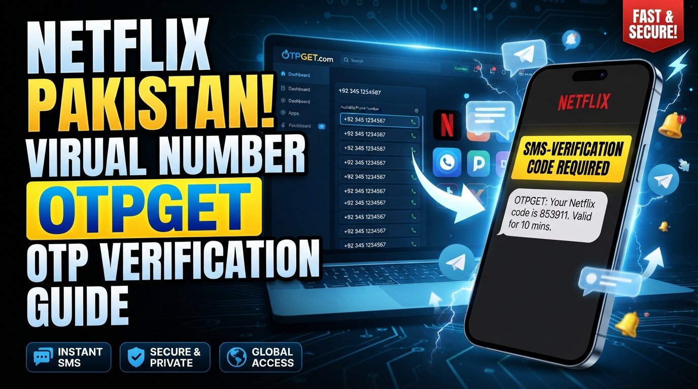 Pakistan Virtual Number for Netflix: OTPGet Guide & Verification