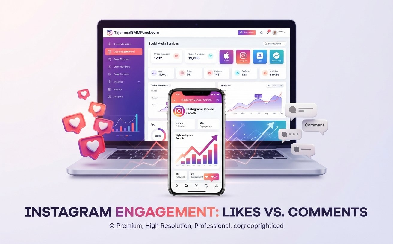 Instagram Likes vs Comments: TAJAMMAL SMM PANEL for Better Growth