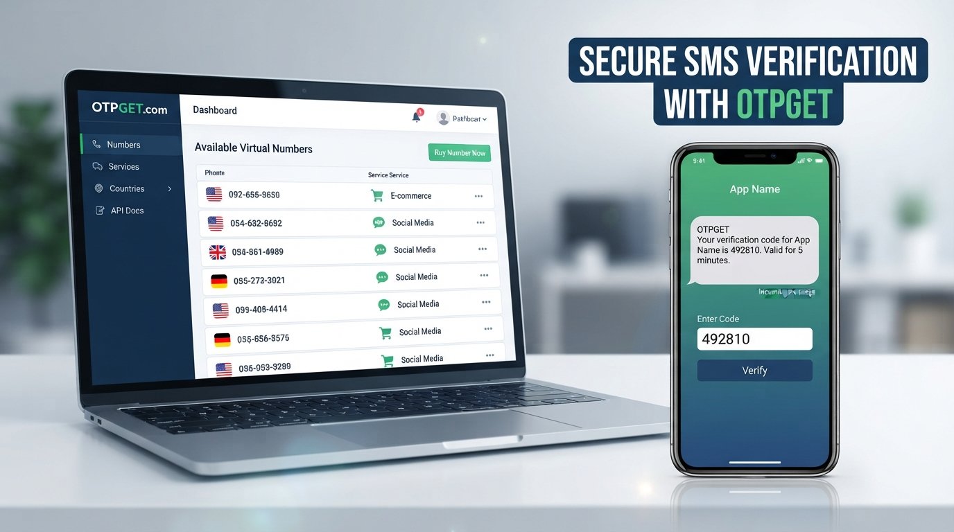 OTPGet Buy Number: Choose Country & Service for SMS Verification